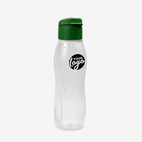 500ML ARCTIC SWIRL WATER BOTTLE PAD PRINT – OPAQUE EMERALD GREEN