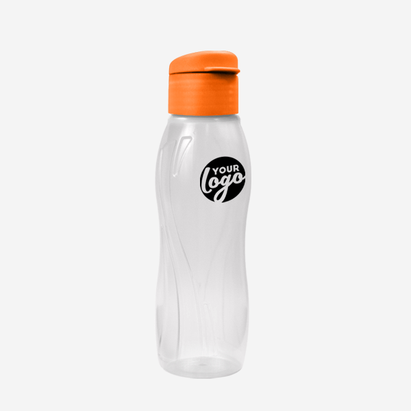 500ML ARCTIC SWIRL WATER BOTTLE PAD PRINT – OPAQUE ORANGE