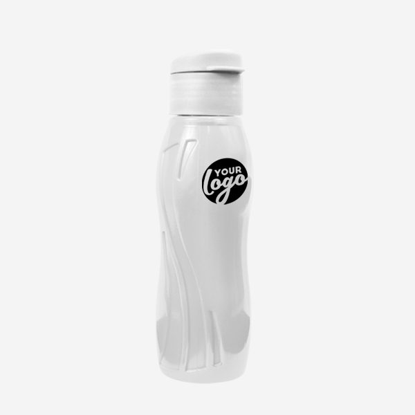 500ML ARCTIC SWIRL WATER BOTTLE PAD PRINT – WHITE