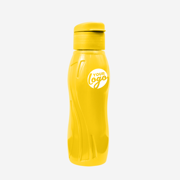 500ML ARCTIC SWIRL WATER BOTTLE PAD PRINT – YELLOW