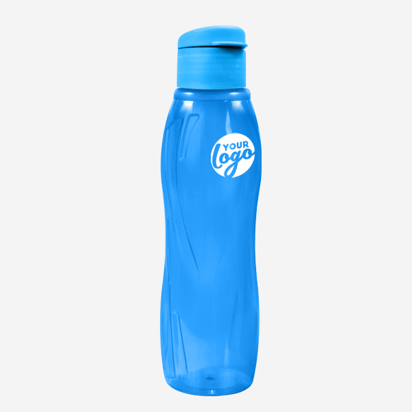Arctic Swirl 750ml Water Bottle 29 750ML ARCTIC SWIRL WATER BOTTLE PAD PRINT – CLEAR TURQUOISE