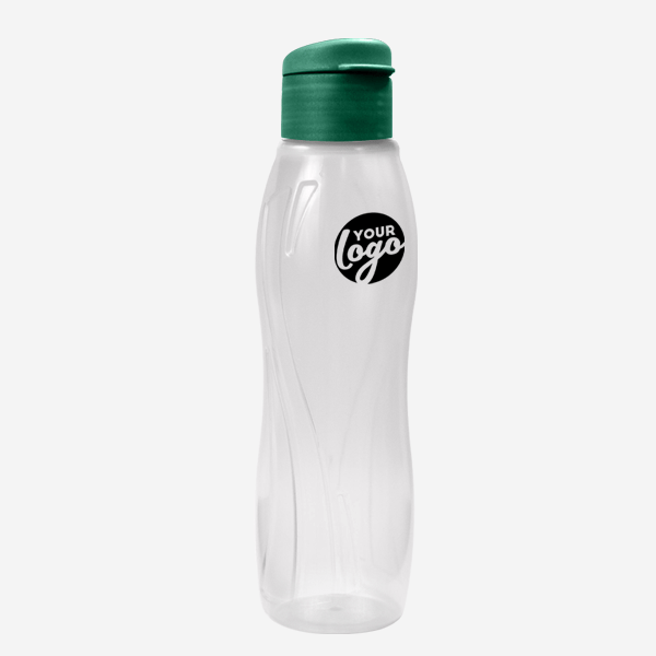 Arctic Swirl 750ml Water Bottle 43 750ML ARCTIC SWIRL WATER BOTTLE PAD PRINT – OPAQUE BOTTLE GREEN