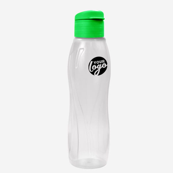 Arctic Swirl 750ml Water Bottle 41 750ML ARCTIC SWIRL WATER BOTTLE PAD PRINT – OPAQUE NEON GREEN