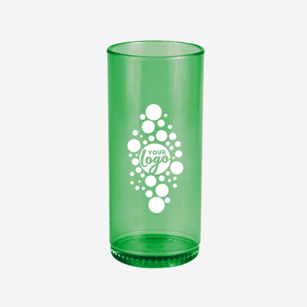 REF 414 HIGHBALL SILKSCREEN CLEAR EMERALD GREEN