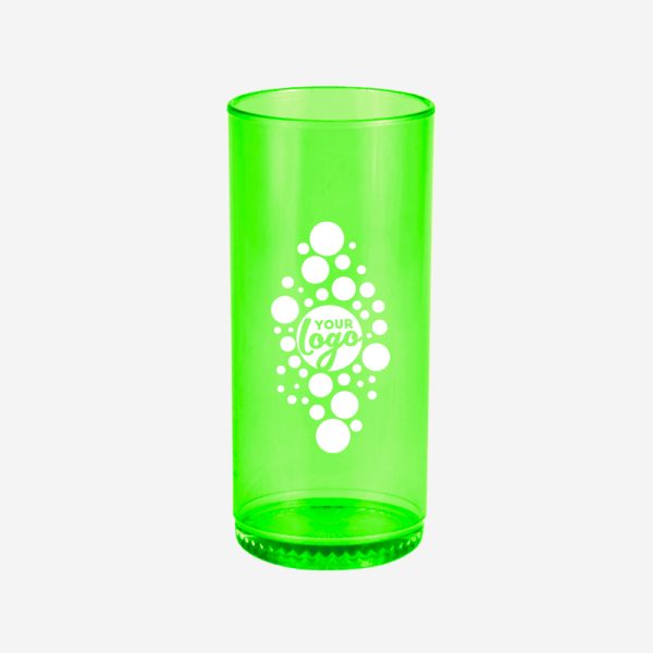 REF 414 HIGHBALL SILKSCREEN CLEAR LIME NEON GREEN