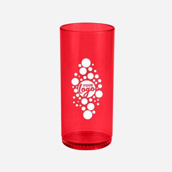 REF 414 HIGHBALL SILKSCREEN CLEAR RED