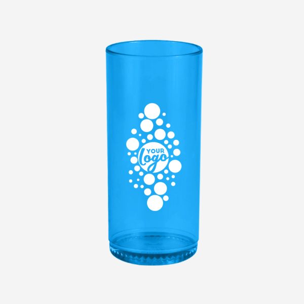 REF 414 HIGHBALL SILKSCREEN CLEAR TURQUOISE