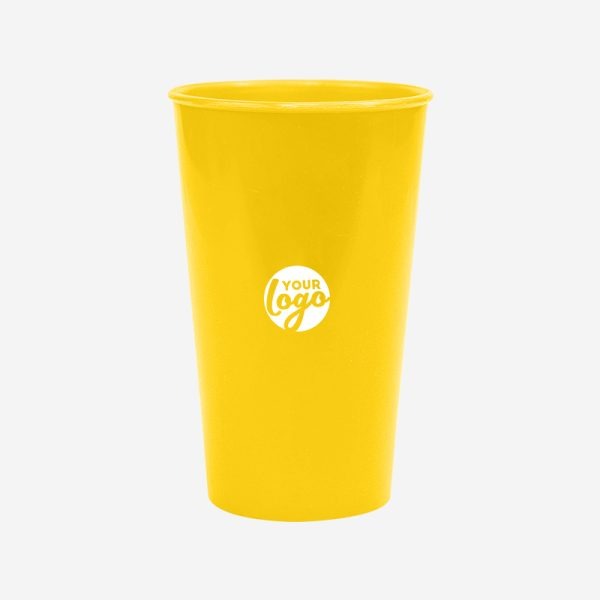 REF 415PP TUMBLER 250ML PAD PRINT YELLOW