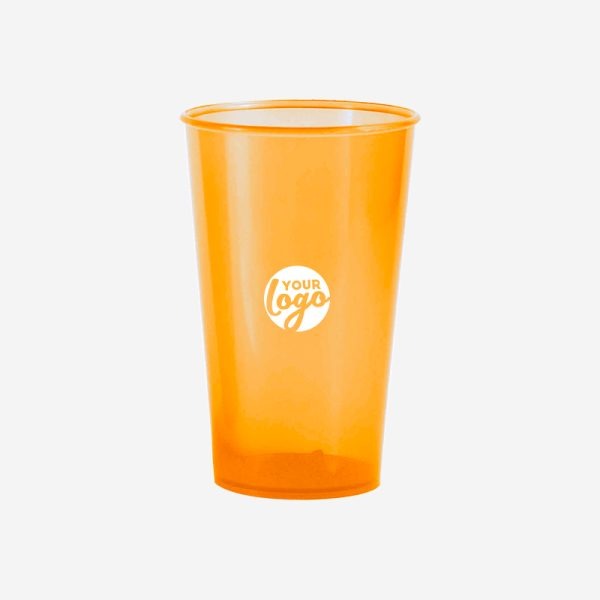 REF 415PS TUMBLER 250ML CLEAR PAD ORANGE 2
