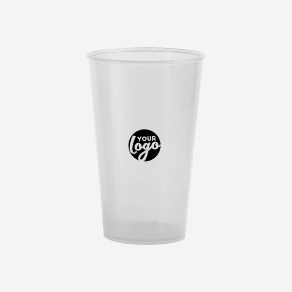REF 415PS TUMBLER 250ML CLEAR PAD PRINT
