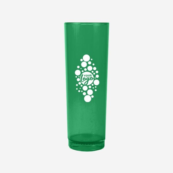 REF 447 360ML ZOMBIE PLASTIC GLASS EMERALD GREEN