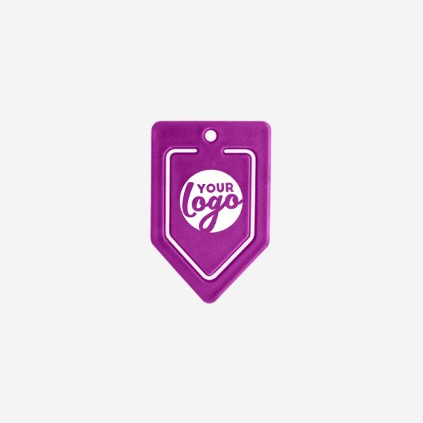 REF 538 PAPER CLIP V SHAPE MEDIUM GRAPE