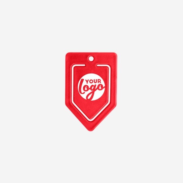 REF 538 PAPER CLIP V SHAPE MEDIUM RED