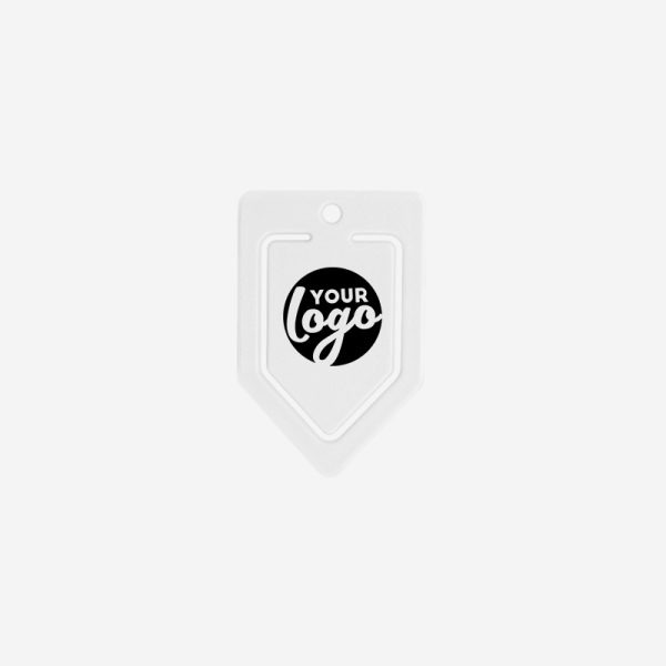 REF 538 PAPER CLIP V SHAPE MEDIUM WHITE