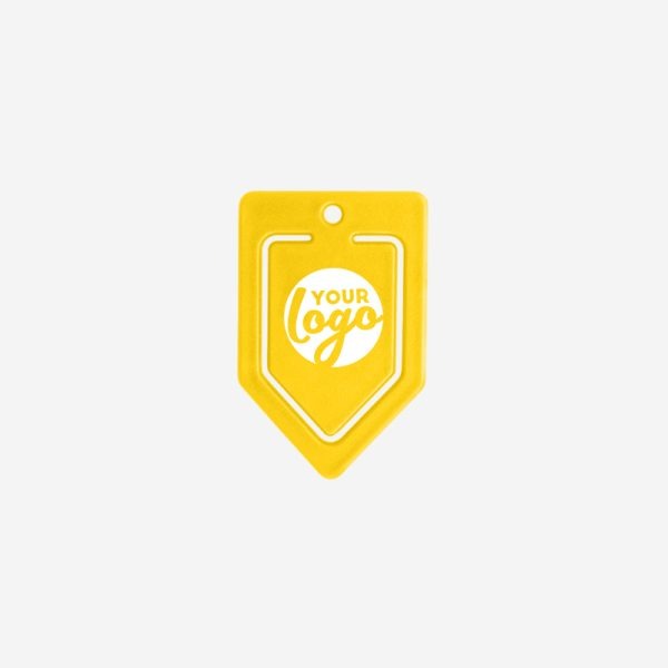 REF 538 PAPER CLIP V SHAPE MEDIUM YELLOW