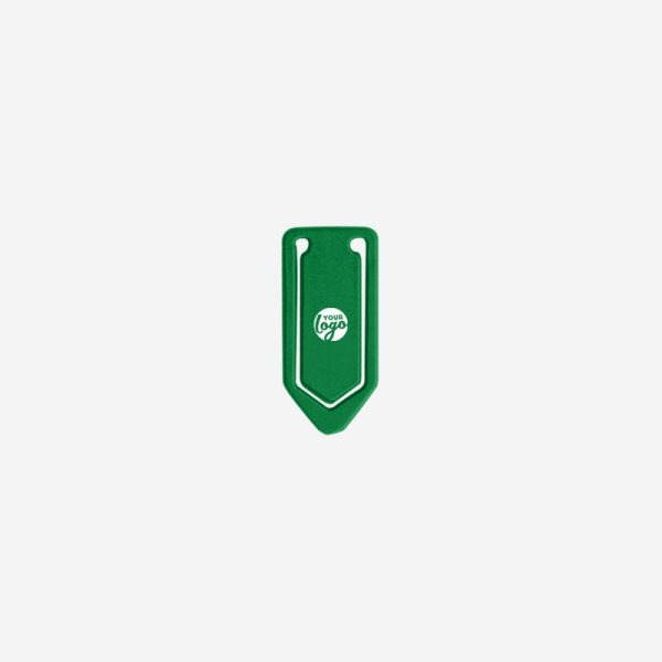 Paper Clip V Shape Small 11 REF 539 PAPER CLIP V SHAPE SMALL EMERALD GREEN