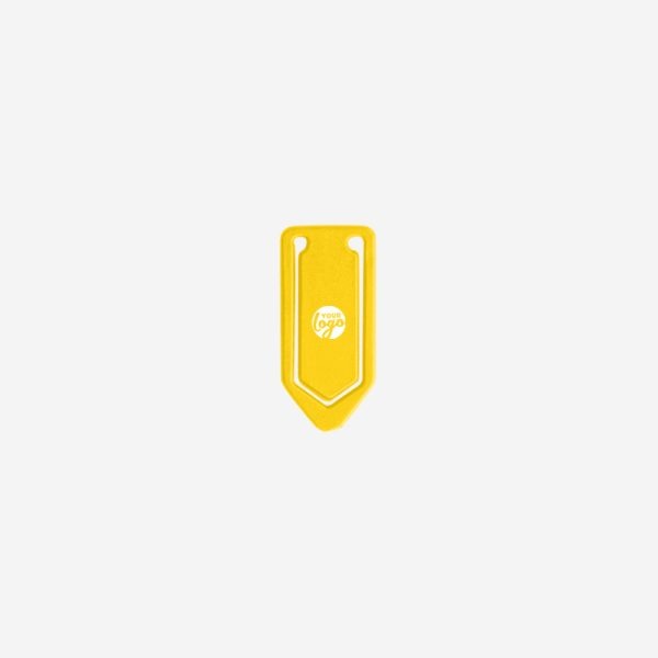 Paper Clip V Shape Small 14 REF 539 PAPER CLIP V SHAPE SMALL YELLOW