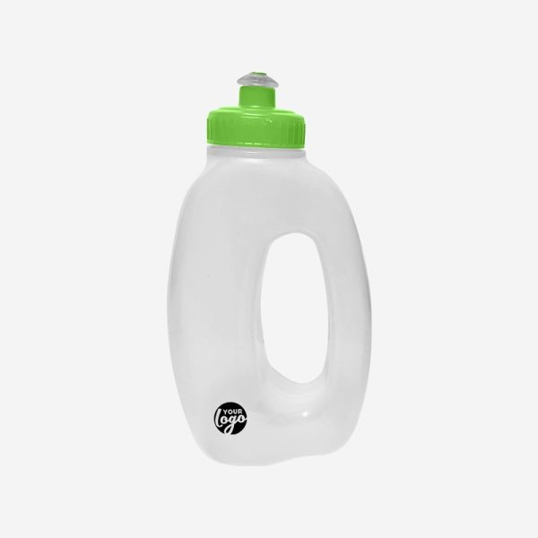 REF 866 LUMO RUNNERS BOTTLE 500ML LDPE SOFT PLASTIC LIME NEON GREEN
