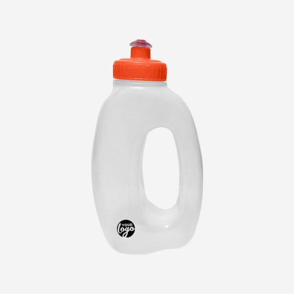 REF 866 LUMO RUNNERS BOTTLE 500ML LDPE SOFT PLASTIC ORANGE