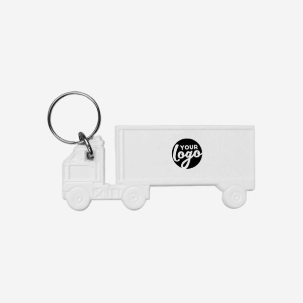 REF CK17 TRUCK KEYRING WHITE