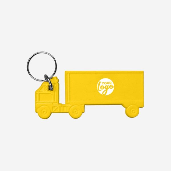 REF CK17 TRUCK KEYRING YELLOW