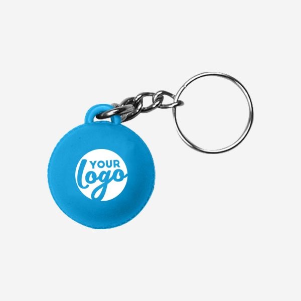REF CK36 CRICKET BALL KEYRING CYAN