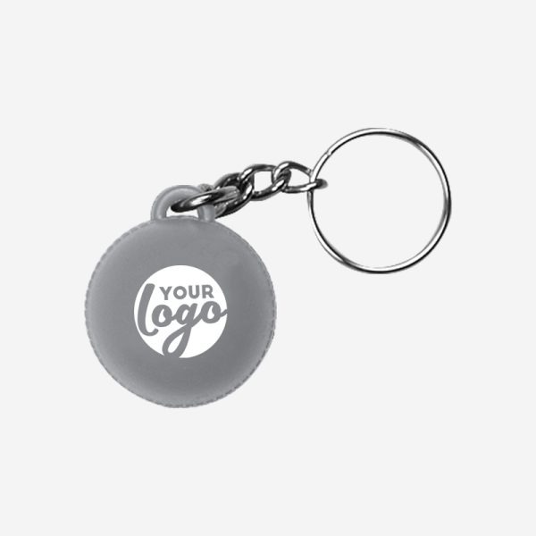 REF CK36 CRICKET BALL KEYRING GRAY
