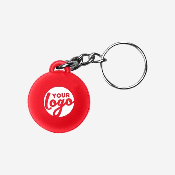 REF CK36 CRICKET BALL KEYRING RED