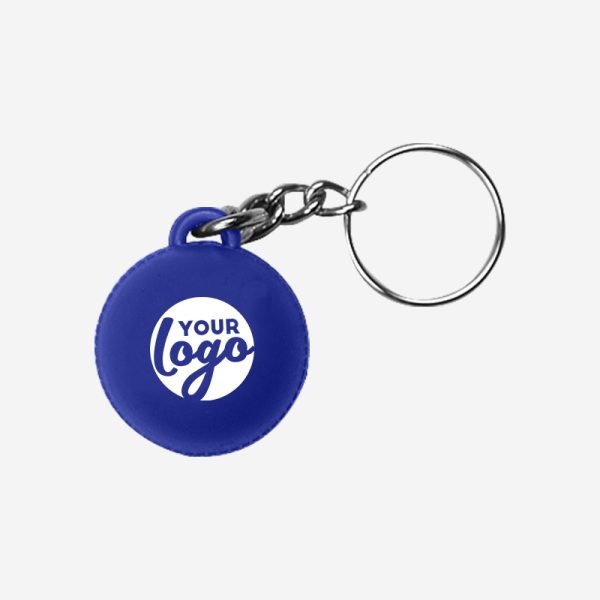 REF CK36 CRICKET BALL KEYRING ROYAL BLUE