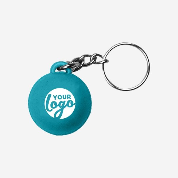 REF CK36 CRICKET BALL KEYRING TURQUOISE