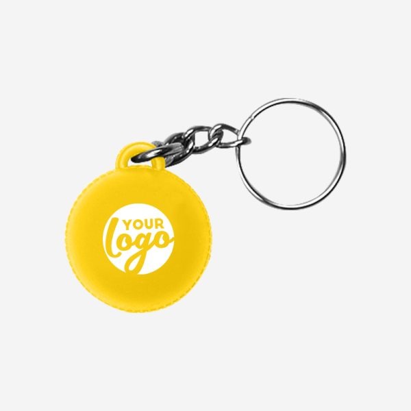REF CK36 CRICKET BALL KEYRING YELLOW