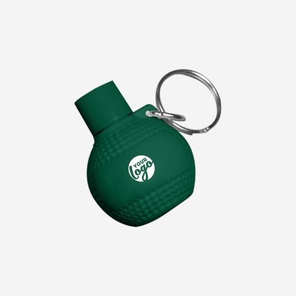 REF CK46 GOLF BALL KEYRING BOTTLE GREEN