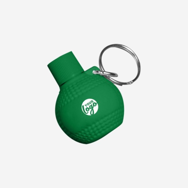 REF CK46 GOLF BALL KEYRING EMERALD GREEN