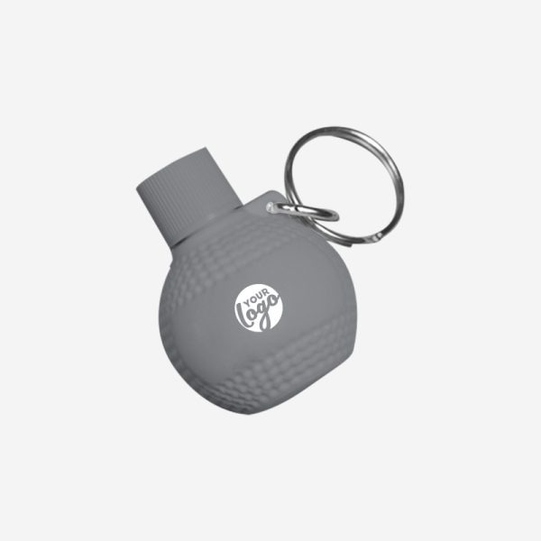 REF CK46 GOLF BALL KEYRING GRAY