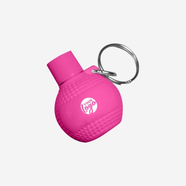 REF CK46 GOLF BALL KEYRING MAGENTA
