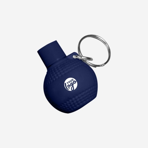 REF CK46 GOLF BALL KEYRING NAVY BLUE