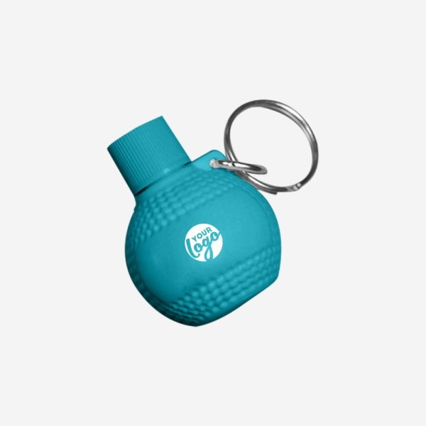 REF CK46 GOLF BALL KEYRING TURQUOISE