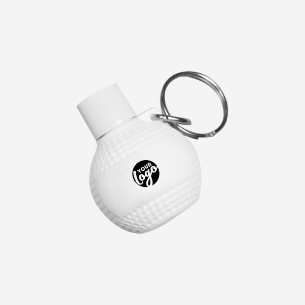 REF CK46 GOLF BALL KEYRING WHITE