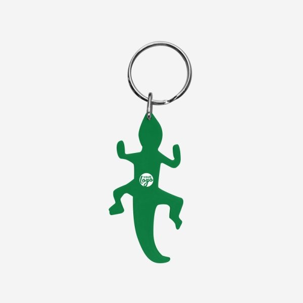 CK47 Lizard Keyring 1 REF CK47 LIZZARD KEYRING EMERALD GREEN