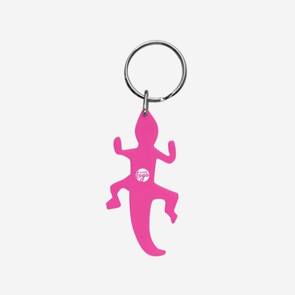CK47 Lizard Keyring 6 REF CK47 LIZZARD KEYRING MAGENTA