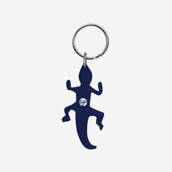 CK47 Lizard Keyring 9 REF CK47 LIZZARD KEYRING NAVY BLUE