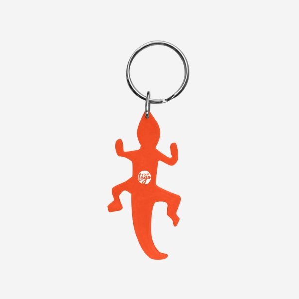 CK47 Lizard Keyring 15 REF CK47 LIZZARD KEYRING ORANGE