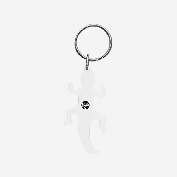 CK47 Lizard Keyring 3 REF CK47 LIZZARD KEYRING WHITE