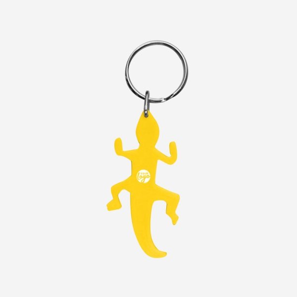 CK47 Lizard Keyring 14 REF CK47 LIZZARD KEYRING YELLOW