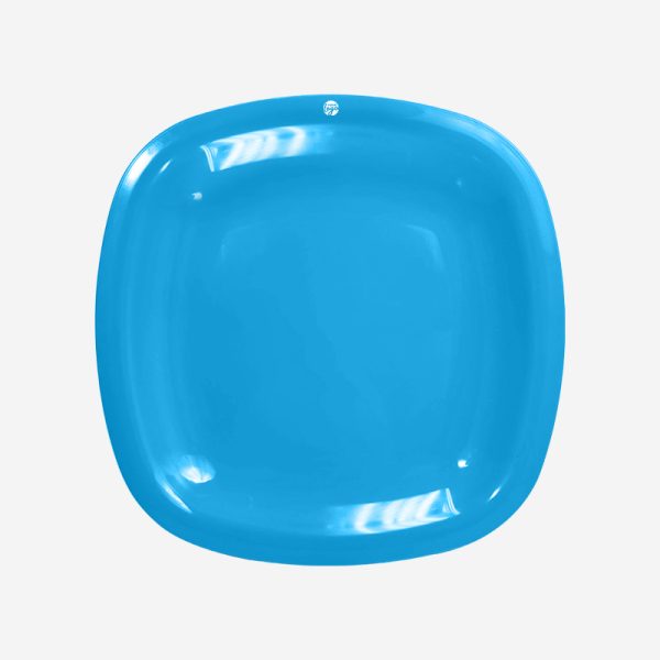 Ref 1633 Lumo Square Plate Cyan