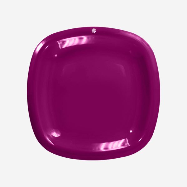 Ref 1633 Lumo Square Plate Grape