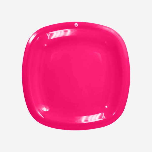 Ref 1633 Lumo Square Plate Magenta 1