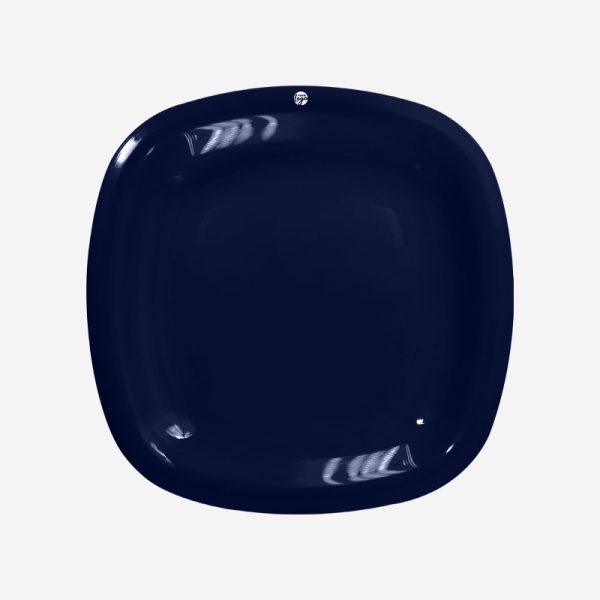 Ref 1633 Lumo Square Plate Navy Blue 1