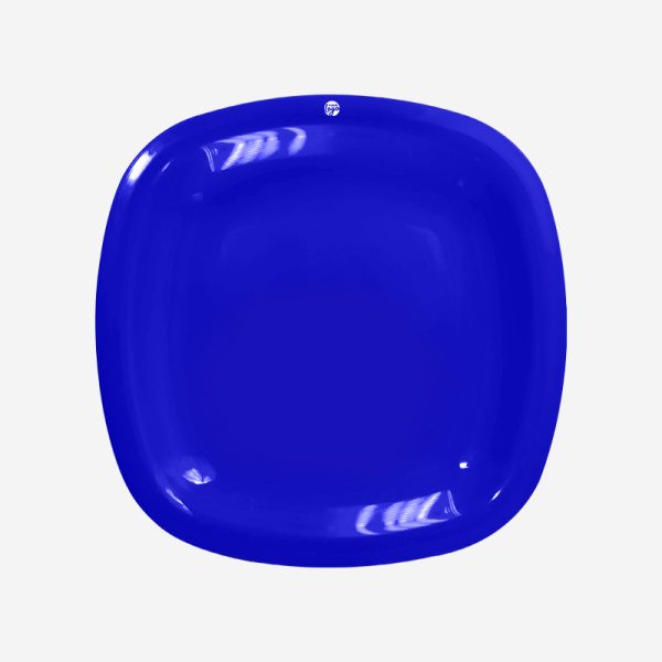 Ref 1633 Lumo Square Plate Royal Blue