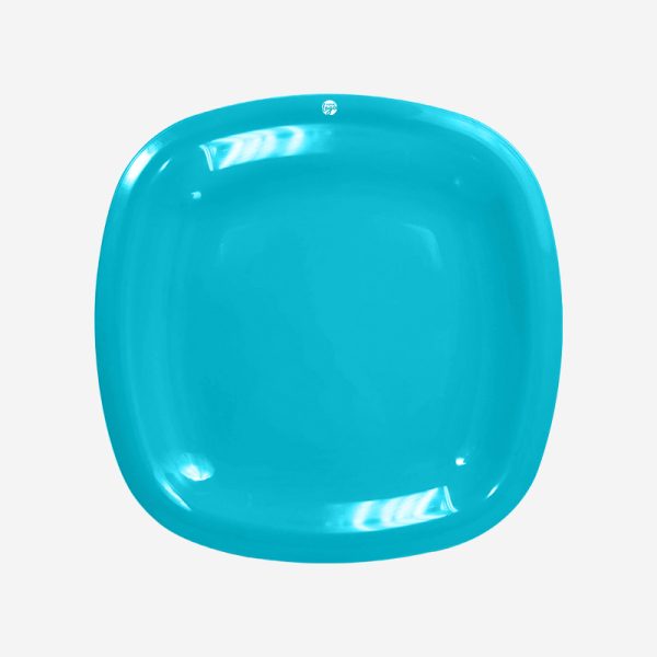 Ref 1633 Lumo Square Plate Turquoise